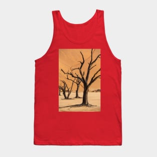 Namibia. Namib-Naukluft National Park. Deadvlei. Dead Trees. Dunes. Tank Top